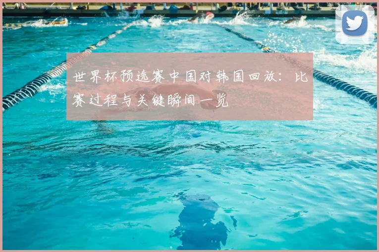 世界杯预选赛中国对韩国回放：比赛过程与关键瞬间一览